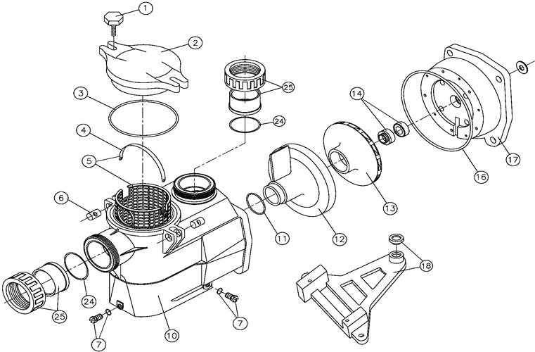 KRIPSOL KSE100 (1-fas) 1,00hp 15,4m3 per h