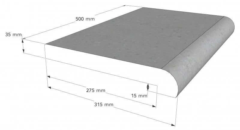 Kantstenspaket 4×8 Rustica NEVADA paket