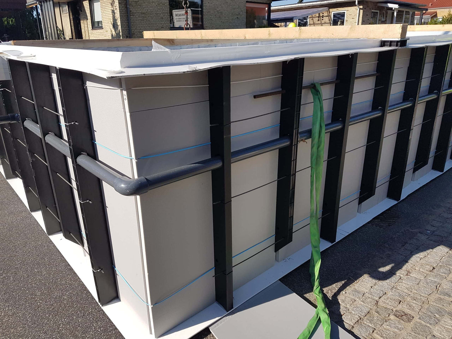 Pooltime Exklusiv Overflow PP pool Balanstank 4 x 10 x 1,5 m