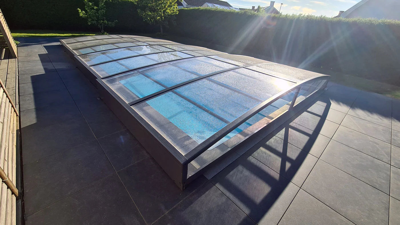 Pooltak Sydney 4×7 (Enkelskena, Antracit)