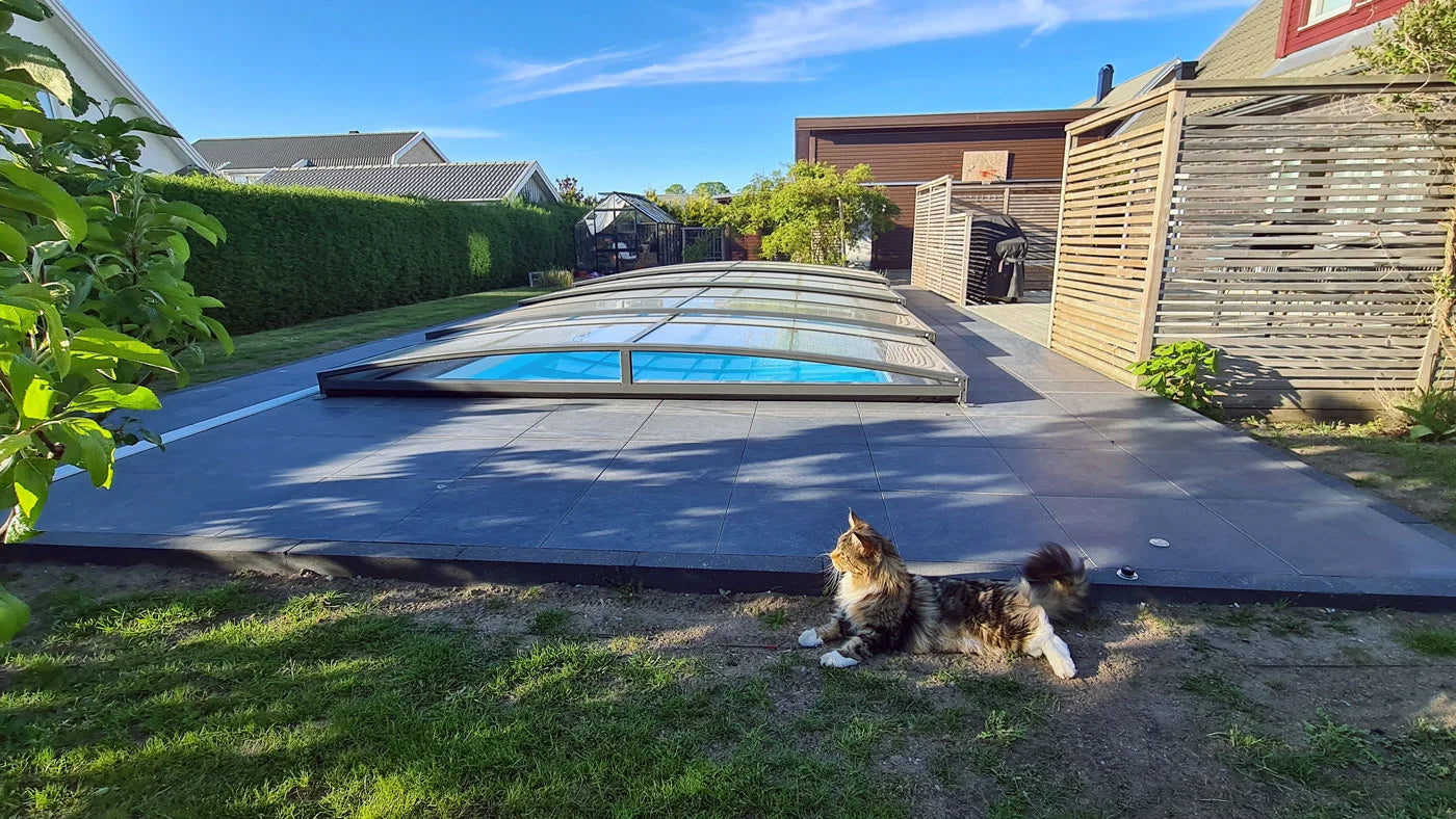 Pooltak Sydney 4×7 (Enkelskena, Antracit)