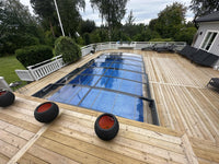 Pooltak Sydney 3×5 (Enkelskena, Antracit)