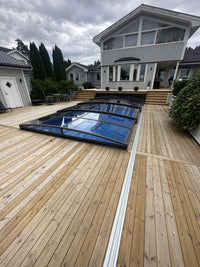 Pooltak Sydney 3×5 (Enkelskena, Antracit)