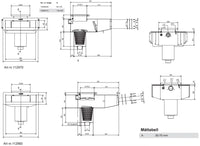 Pahlen Bräddavlopp Classic Wide 385 för linerpool
