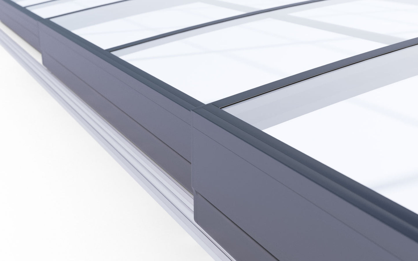 Pooltak Sydney 3×5 (Enkelskena, Antracit)