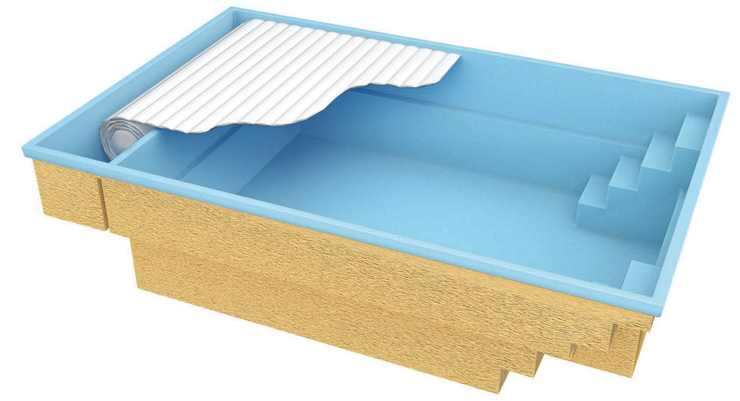 Glasfiberpool Bahama 600 6,10m x 3,75m x 1,50m