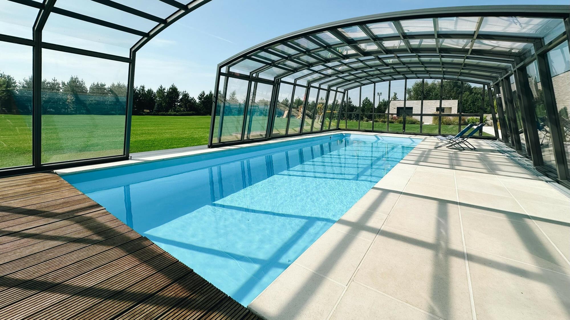 Glasfiberpool Bahama 11 11,10m x 3,75m x 1,50m