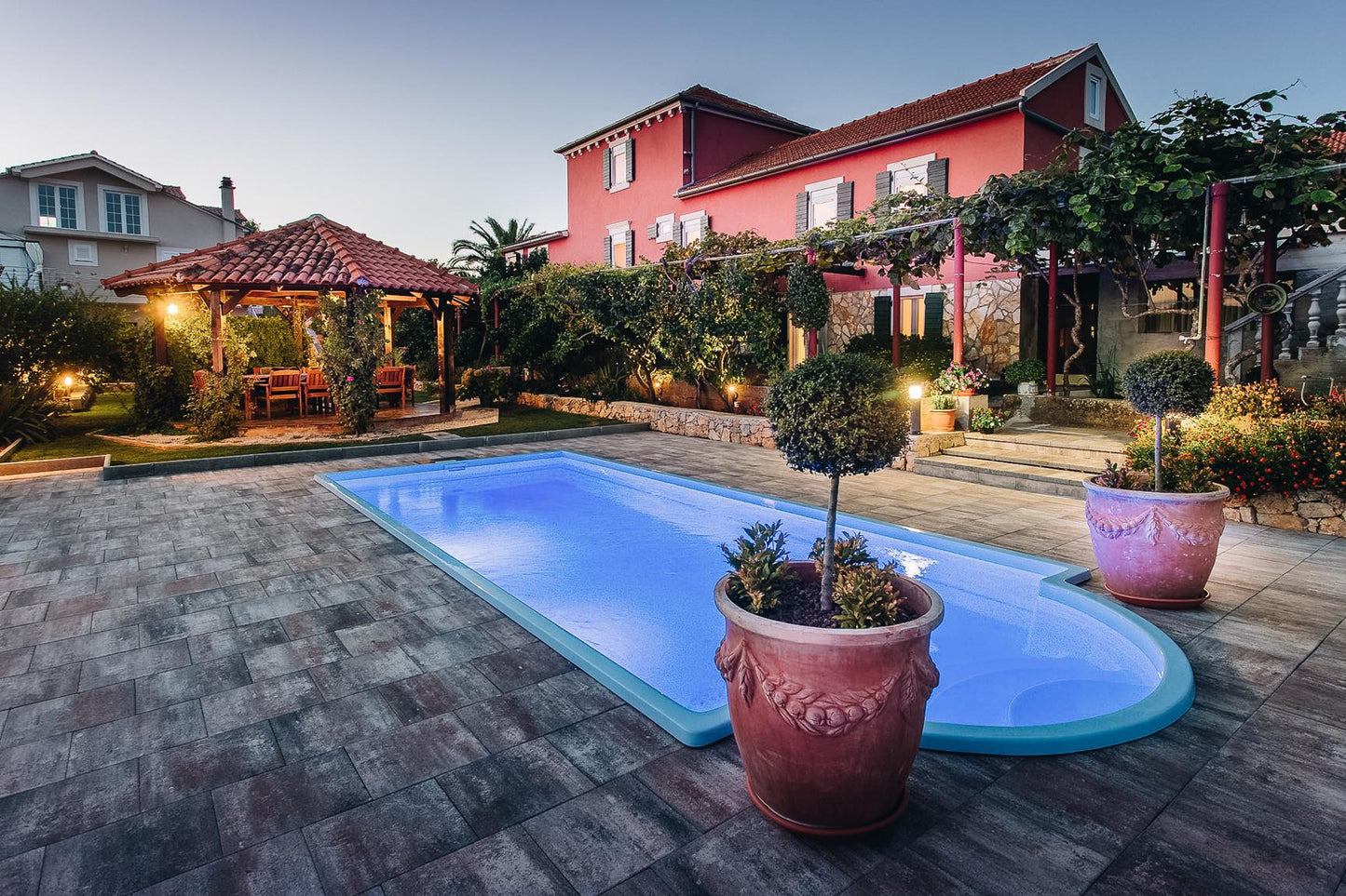 Glasfiberpool Haiti 8,00m x 3,20m x 1,52m