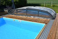 Pooltak NIVO KIT 650B 3×6 (klarglas, sidodörr)