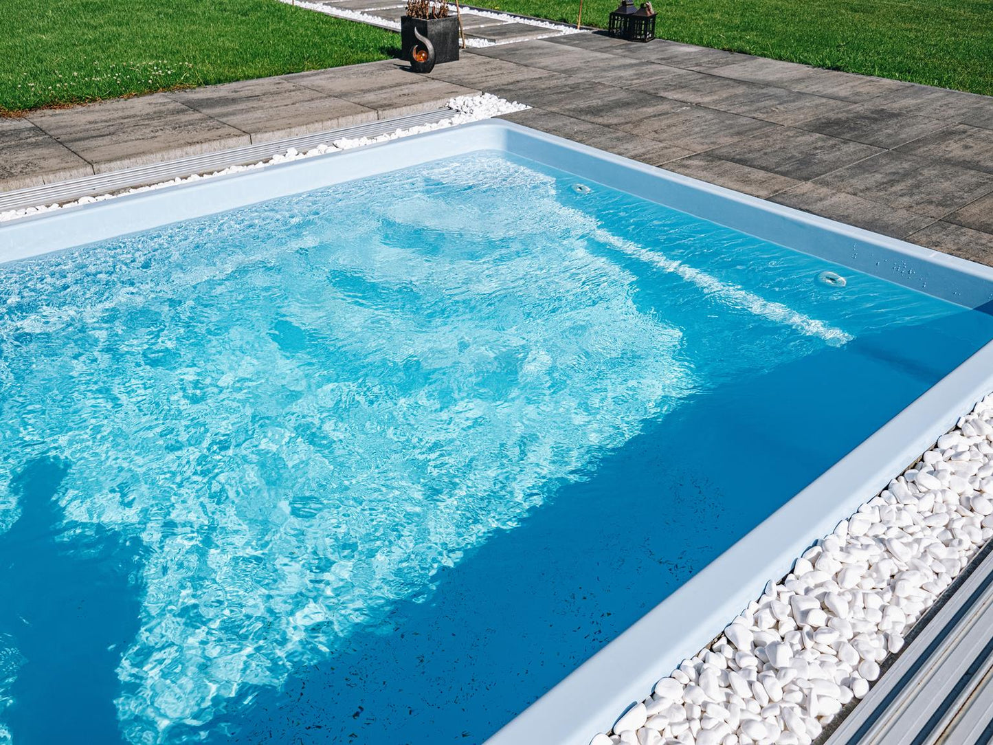 Glasfiberpool Papeete 700 7,00m x 3,50m x 1,50m