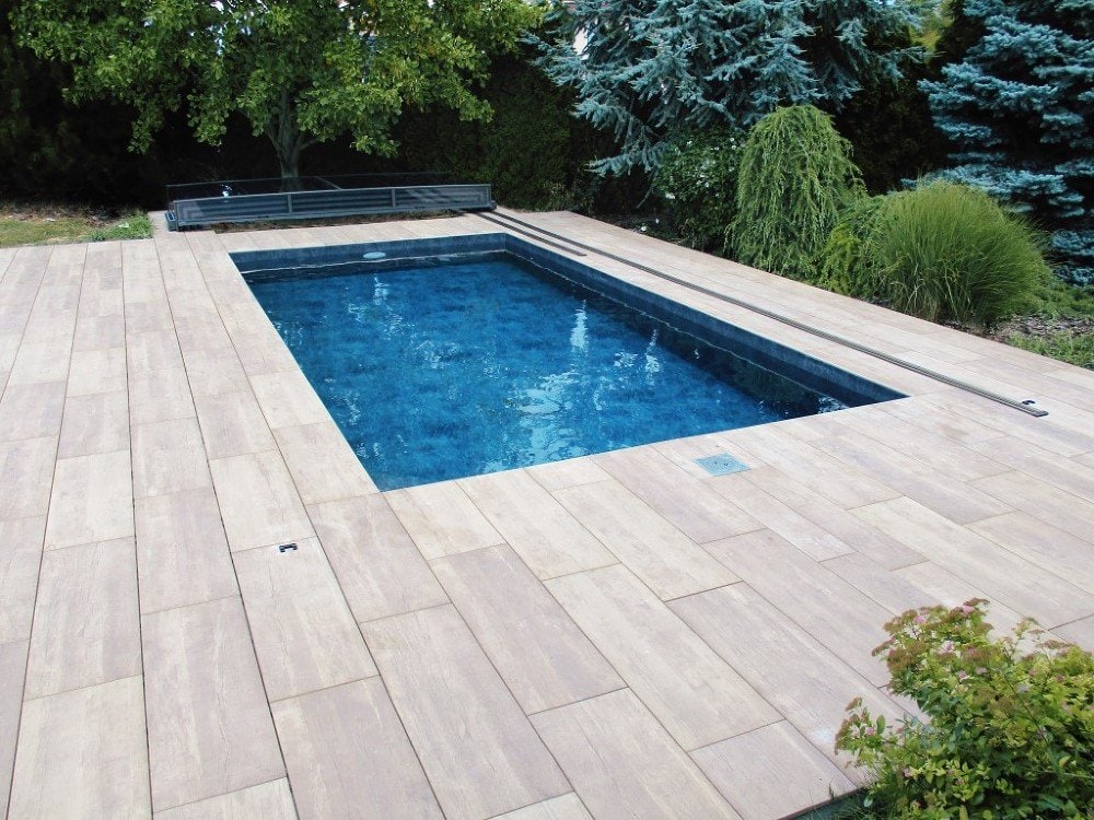 Pooltak Mästare PLUS 4×8 enkelskena, 6mm klarplast