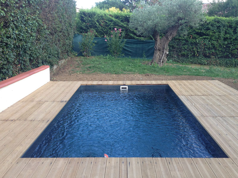 Glasfiberpool Victoria 4,70m x 2,70m x 1,30m